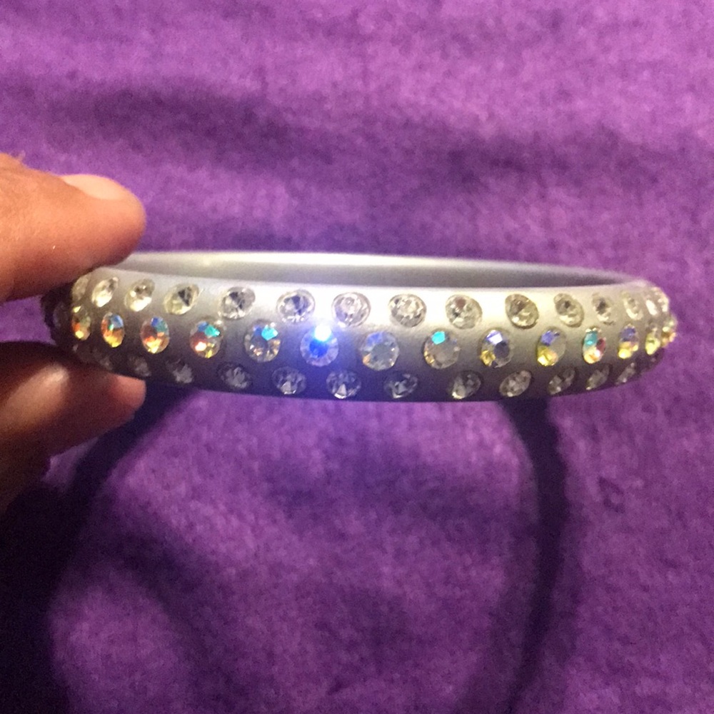 Silver bling bracelet